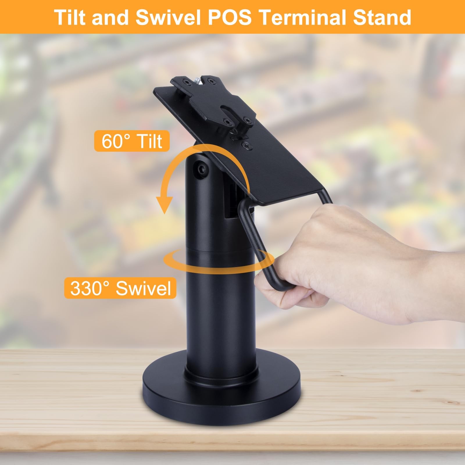 POS Terminal Stand for Ingenico Lane/3000/3600/7000/8000, Point of Sale Square C