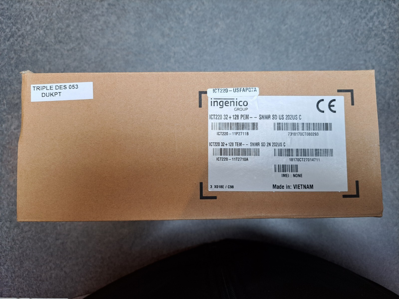 Ingenico Triple DES 053 DUKPT Credit/Debit Card Terminal ip95x Appstar Financial