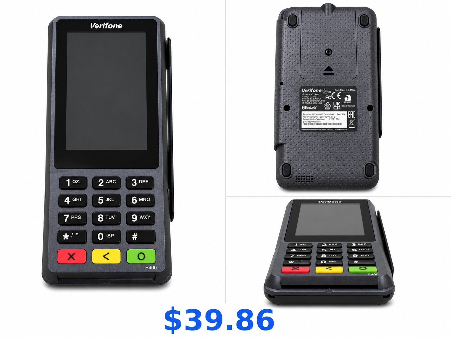 VERIFONE P400 PLUS/ P400 DMSR New REPLACEMENT ONLY DEVICE.