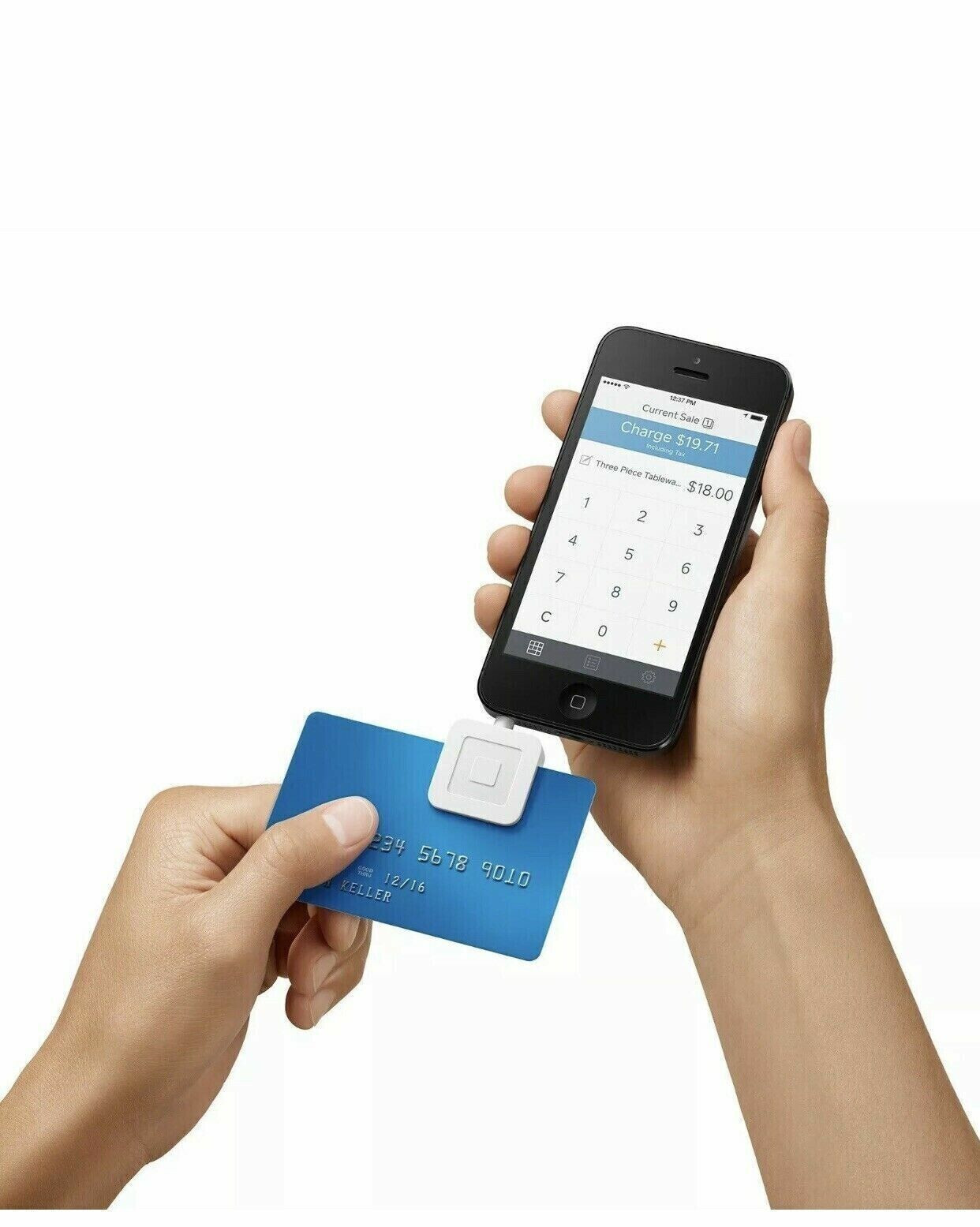NEW Square Credit Card Reader for iPhone, iPad and Android