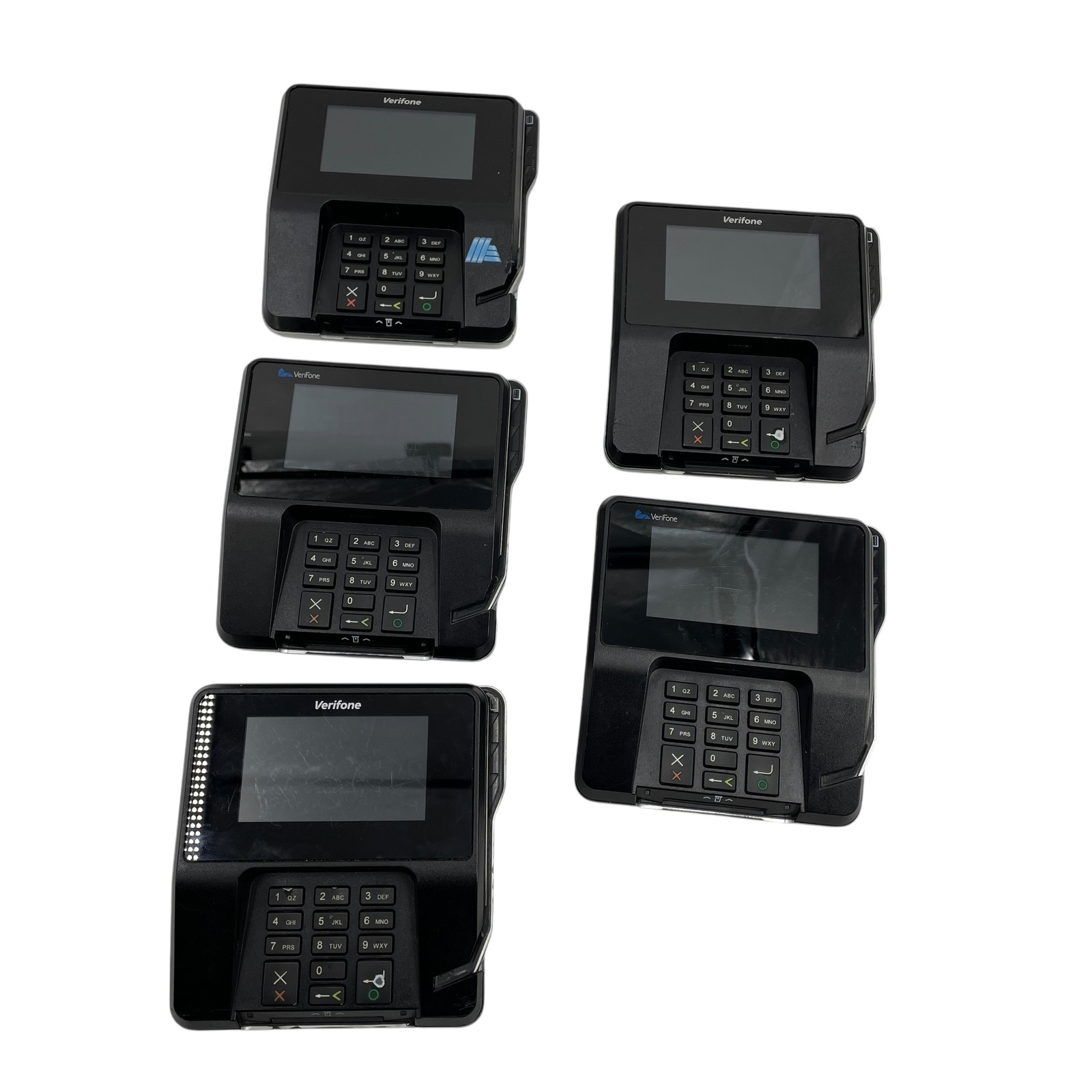 LOT OF 5 VeriFone Terminal Machine Model MX915 Credit Card Terminal Black #L8585
