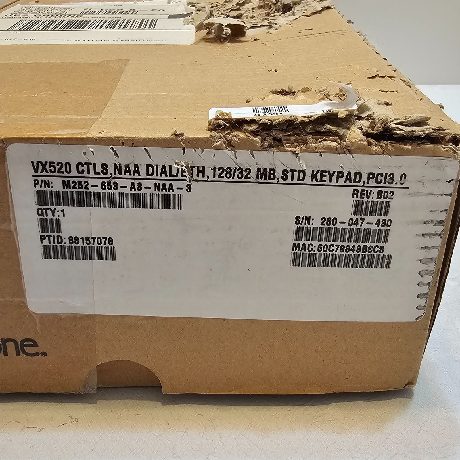 Verifone VX520 Credit Card Machine Terminal Reader NIB