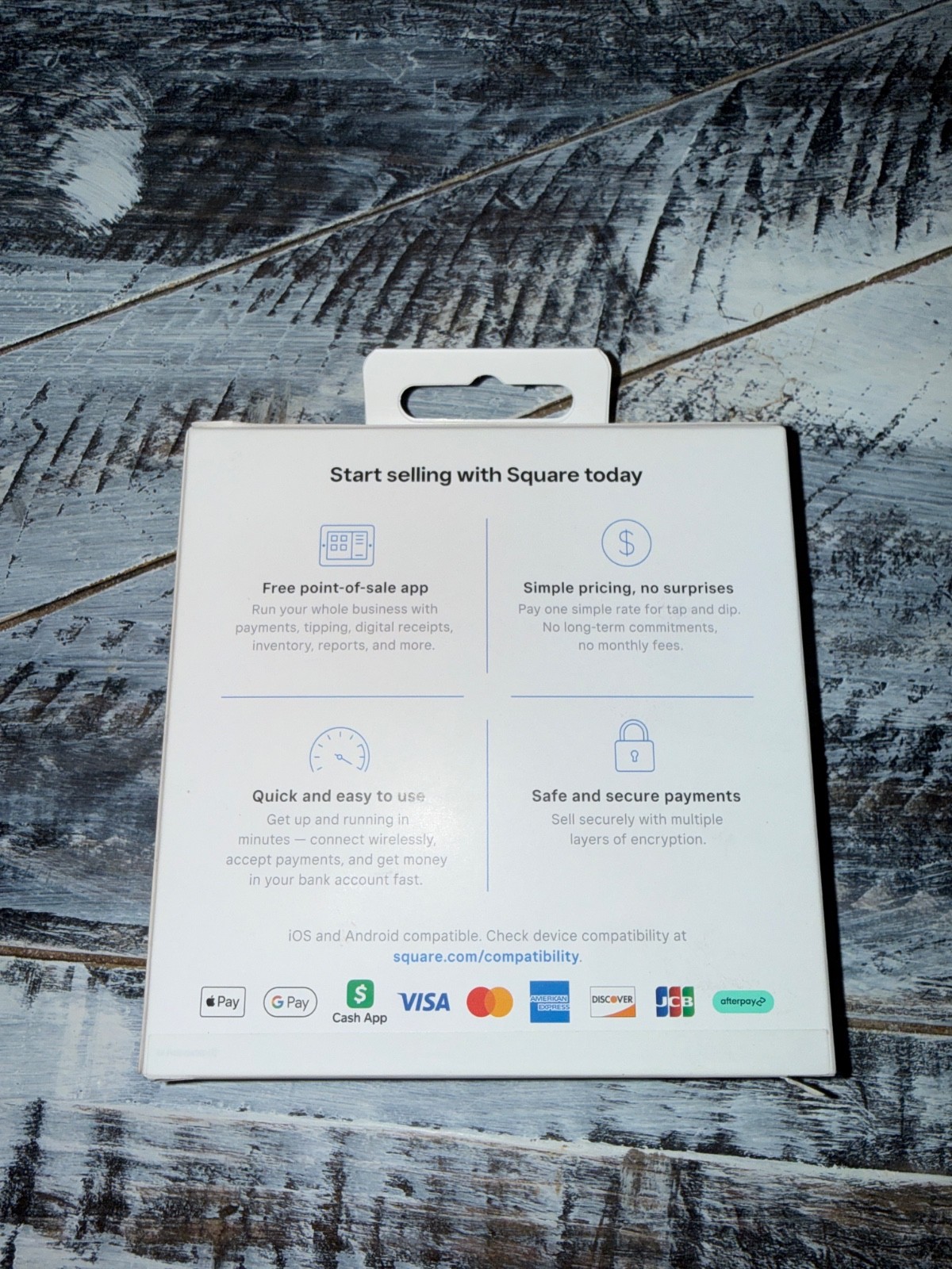 Square A-SKU-0792 Credit Card Reader for Contactless and Chip Machine 2nd Gen.