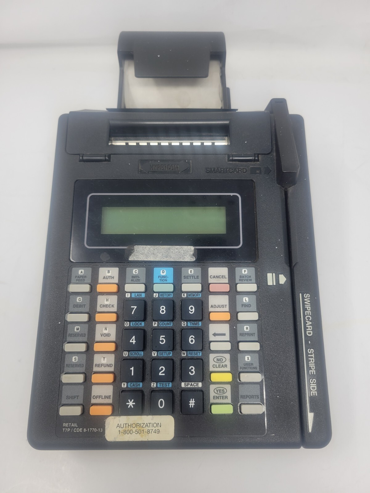 HYPERCOM T7 PLUS T7 PLUS Credit Card Terminal Reader Machine with Power Supply