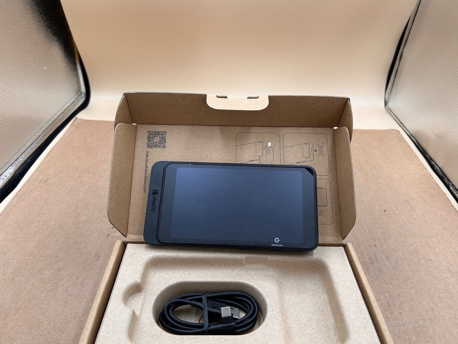 Shopify POS Go Handheld Portable Card Reader Barcode Scanner S2001