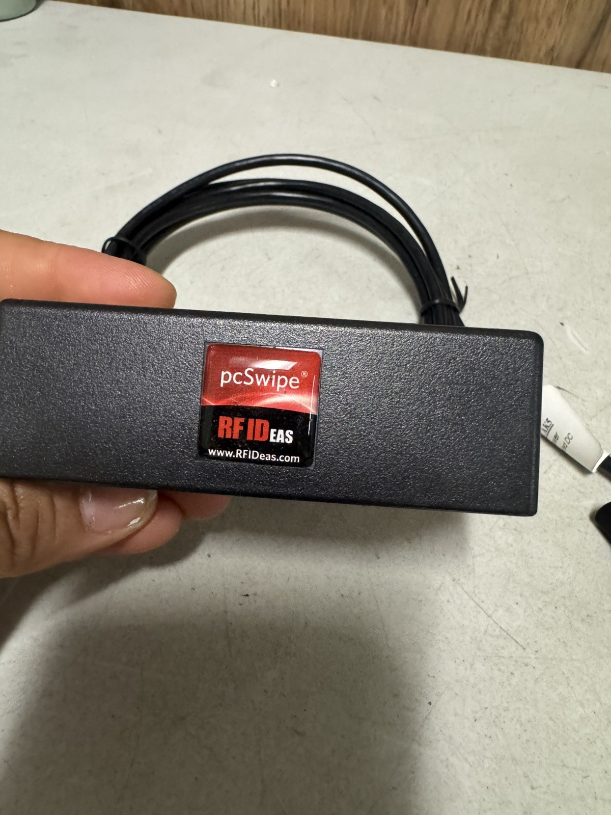 RF IDeas pcSwipe MS3-00M1AK5 Magnetic Stripe Card Reader RS232 Untested