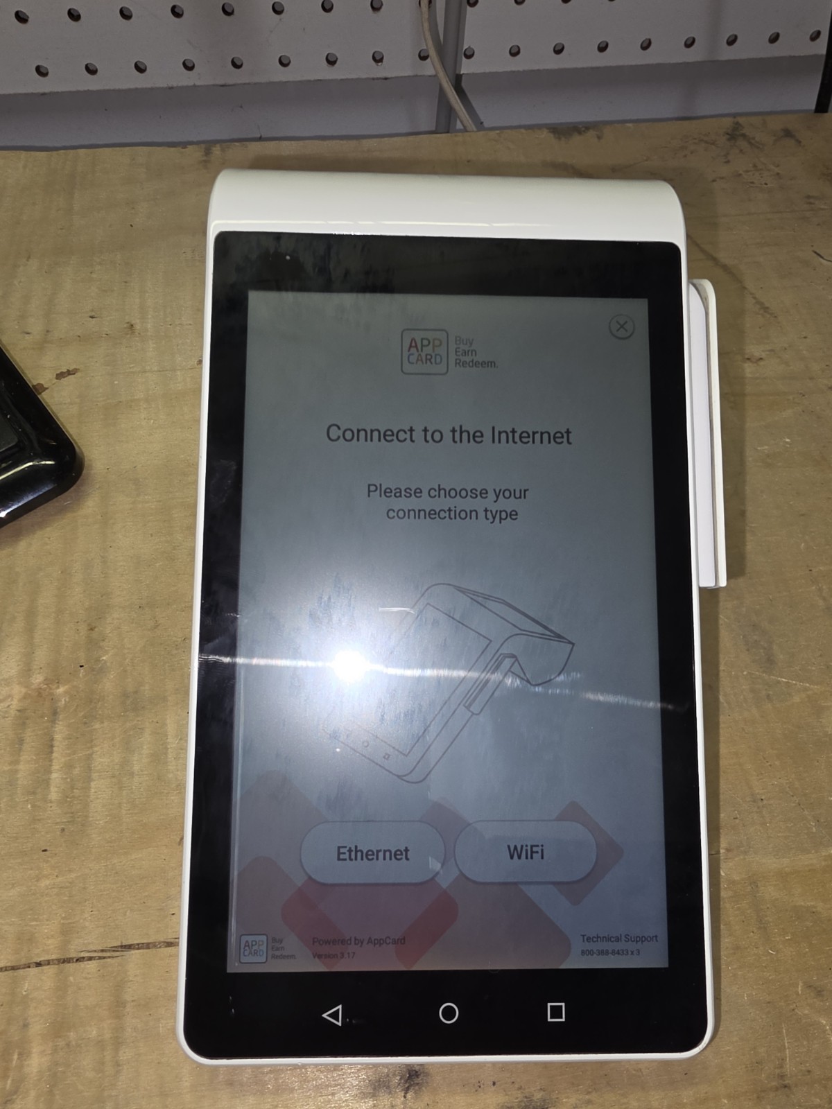 AppCard All in One Android Wifi POS Terminal Tousei PT7003MAC with NFC