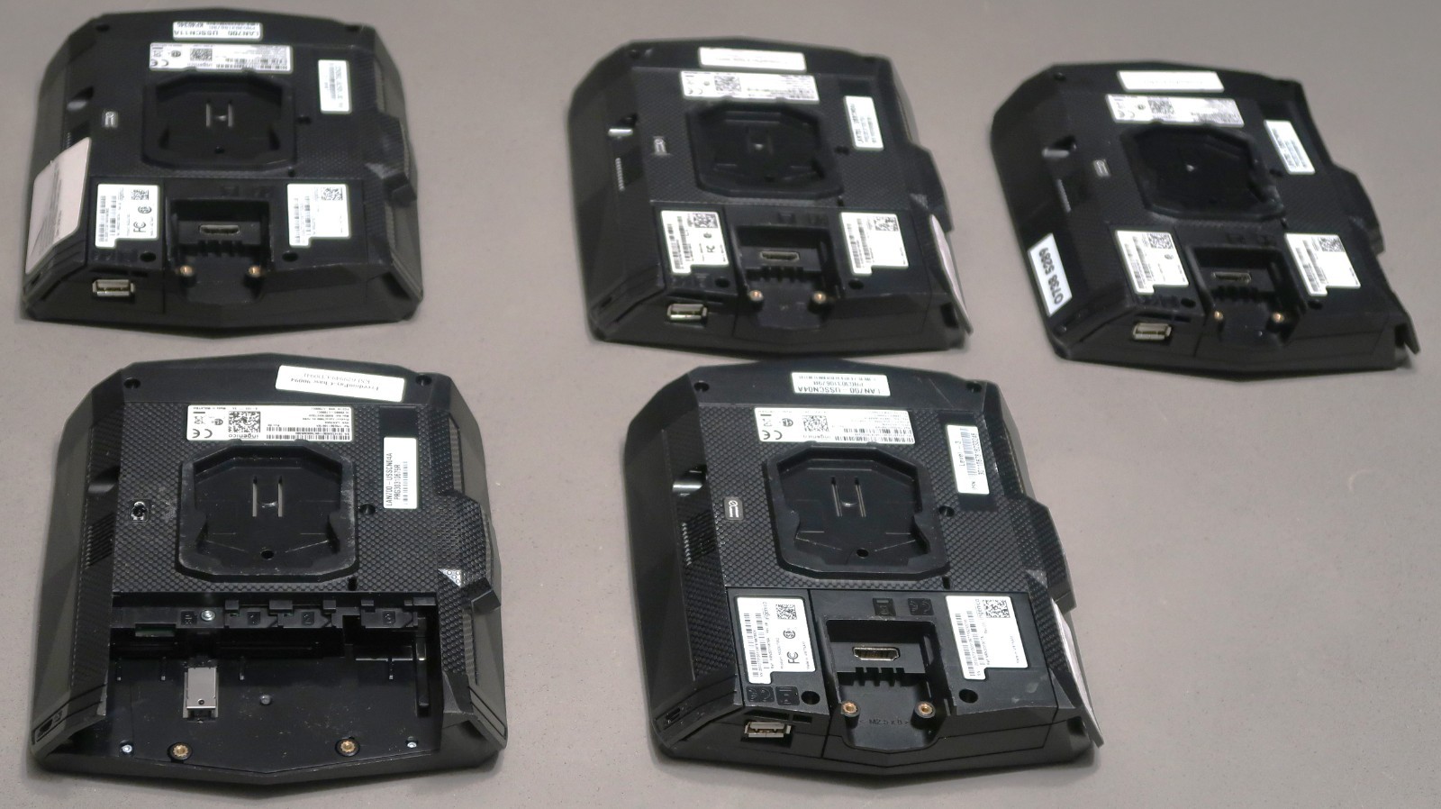 Lot of 5 AS-IS Ingenico Lane 7000 Credit Card Reader & Payment Terminal | PARTS