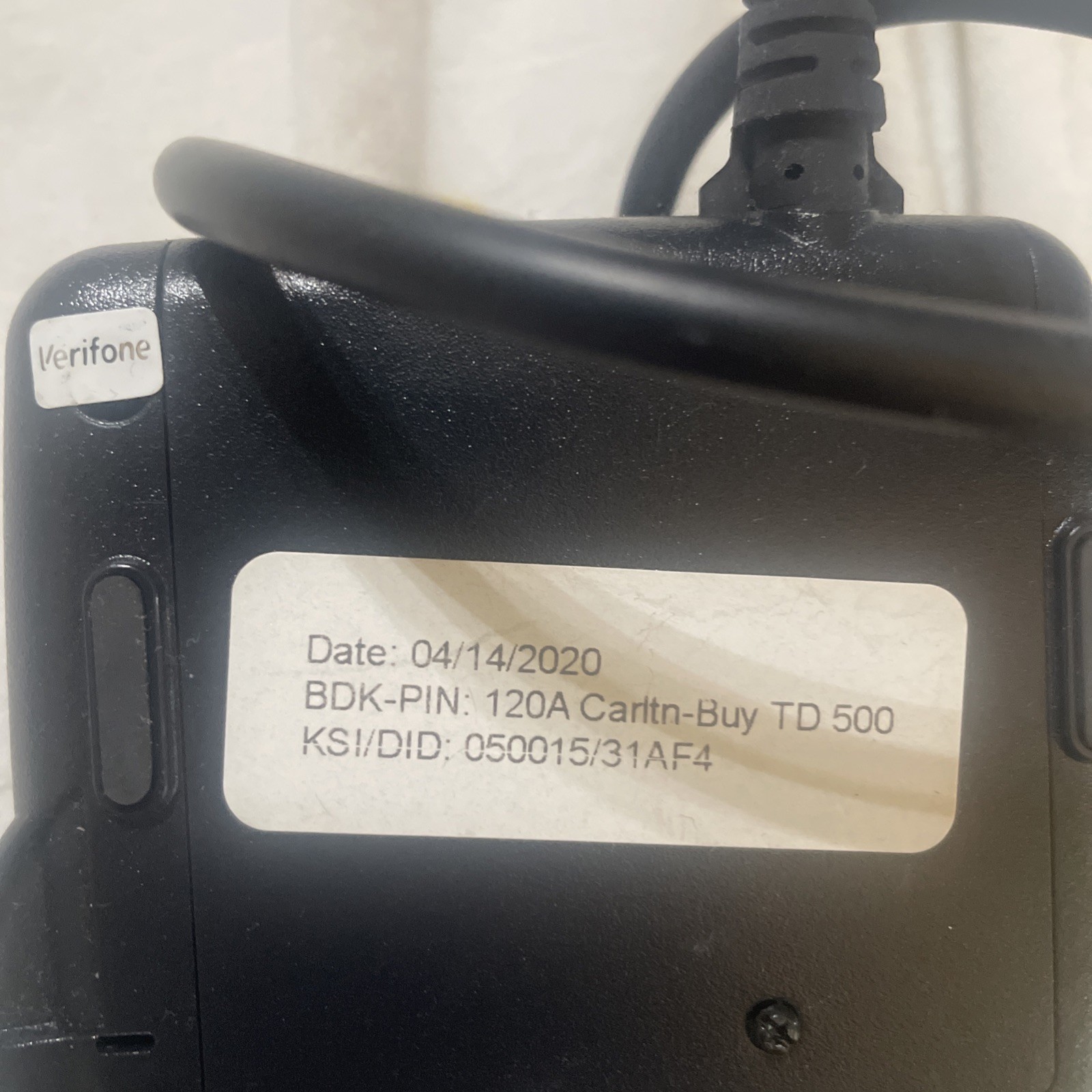 New Verifone VX-805 Pin Pad Card Reader 160mb Keypad & Cables