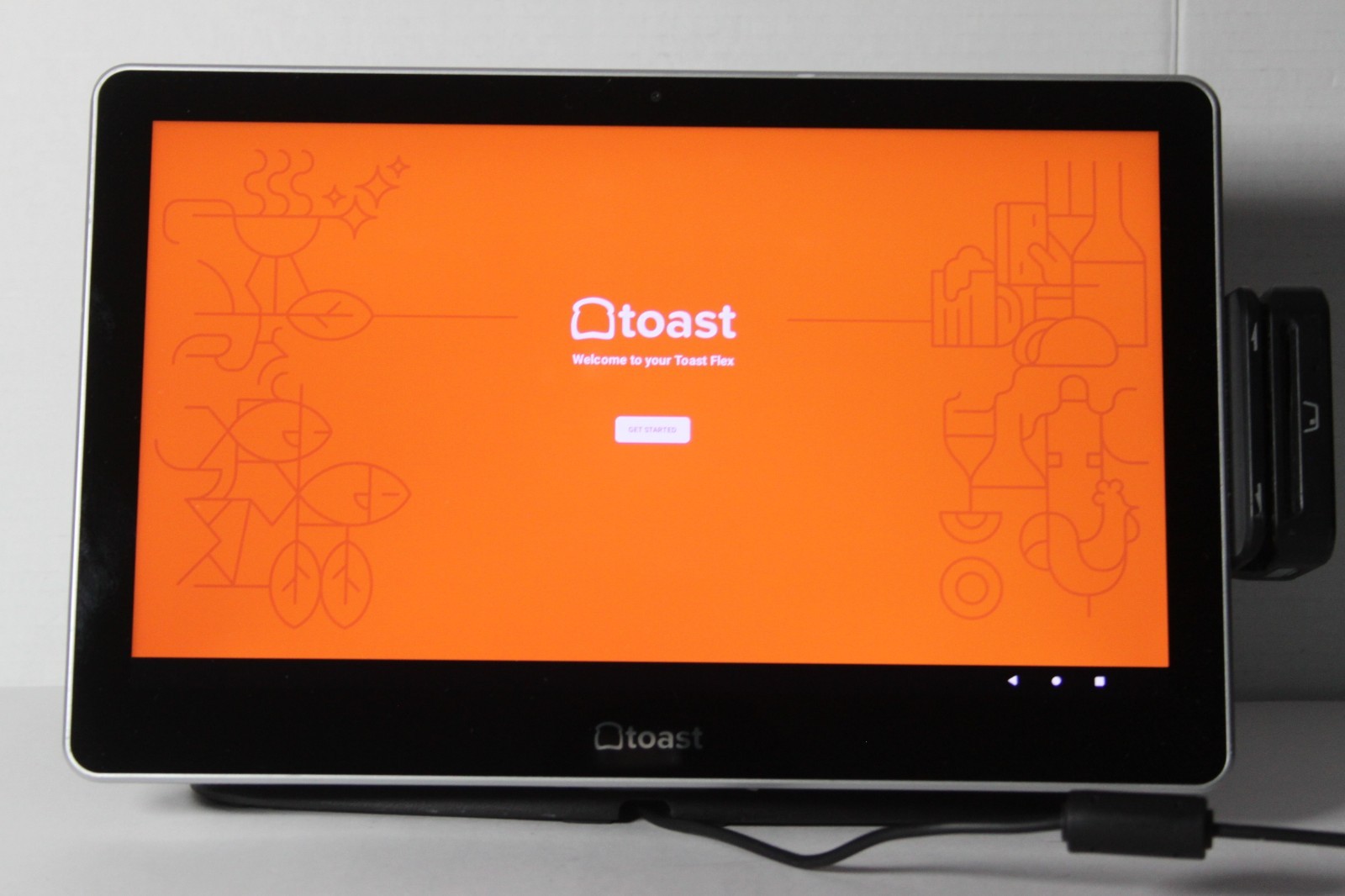Lot of 2 Toast Flex TT200 point-of-sale Terminal
