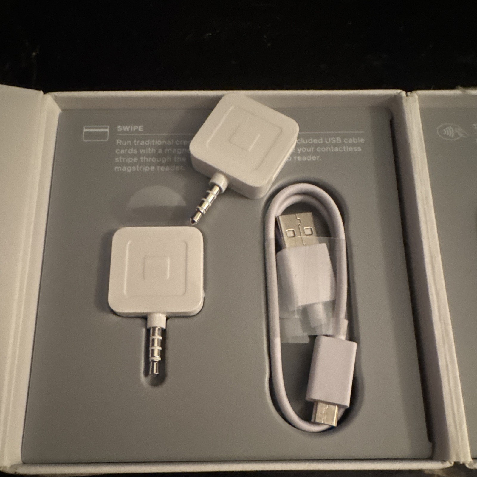 Square Reader Wireless Contactless/Chip/Magstripe Card Reader w/ USB, iPhone