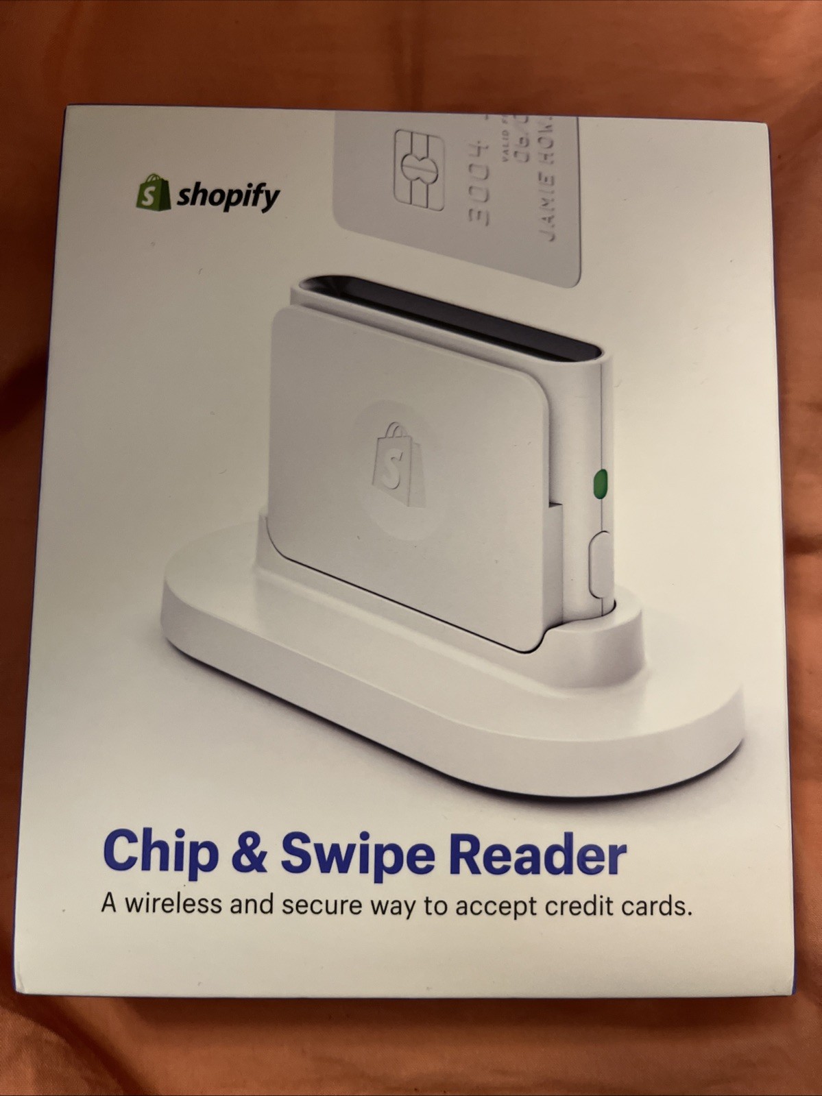 Shopify Chip and Swipe Credit Card Reader White Model S1701 Brand New
