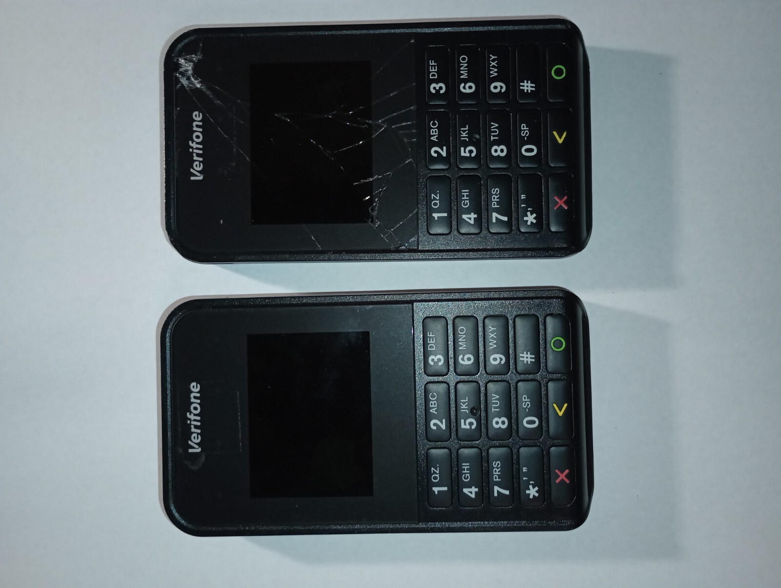 (2 LOT) Verifone E355 Mobile Payment Terminal UNTESTED PARTS ONLY