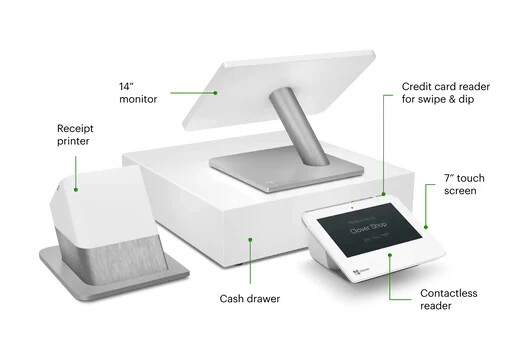 Clover Station DUO KIT (Printer P500 + DISPLAY S503 + Terminal C503 + Adapter)