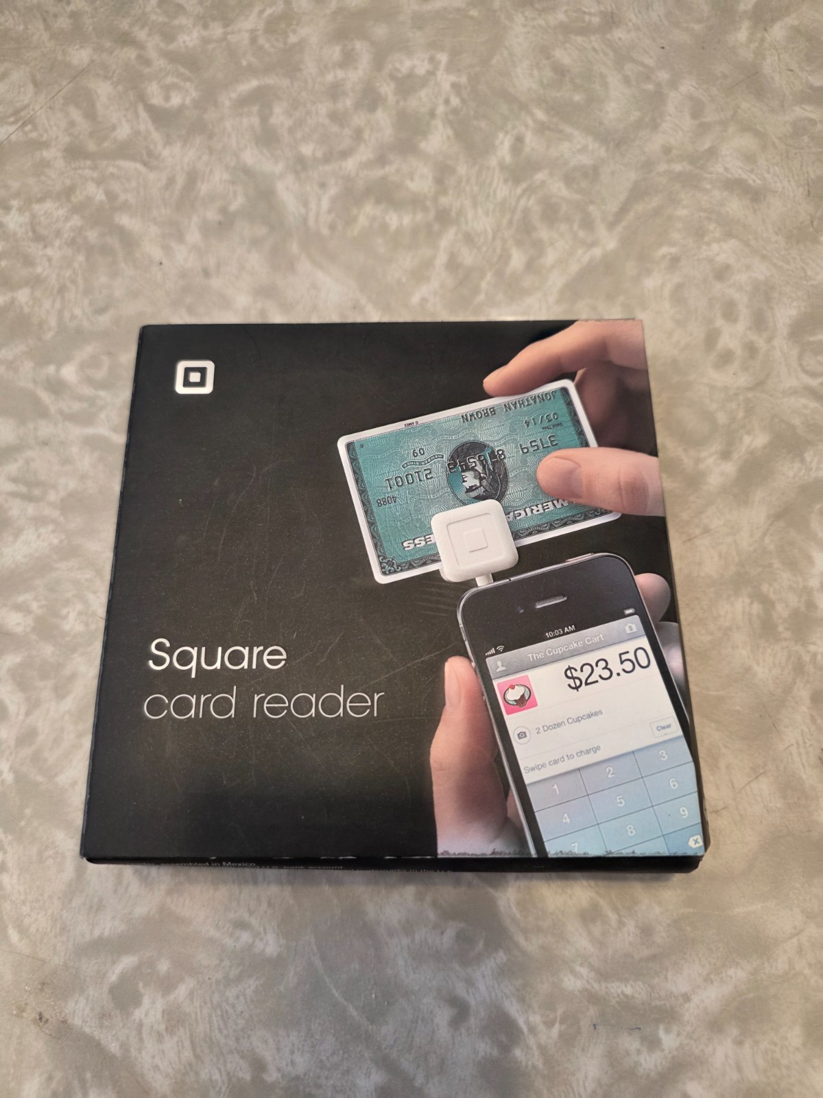 Square A-PKG-0206-01 Credit Debit Card Reader – White Apple iPhone & Android