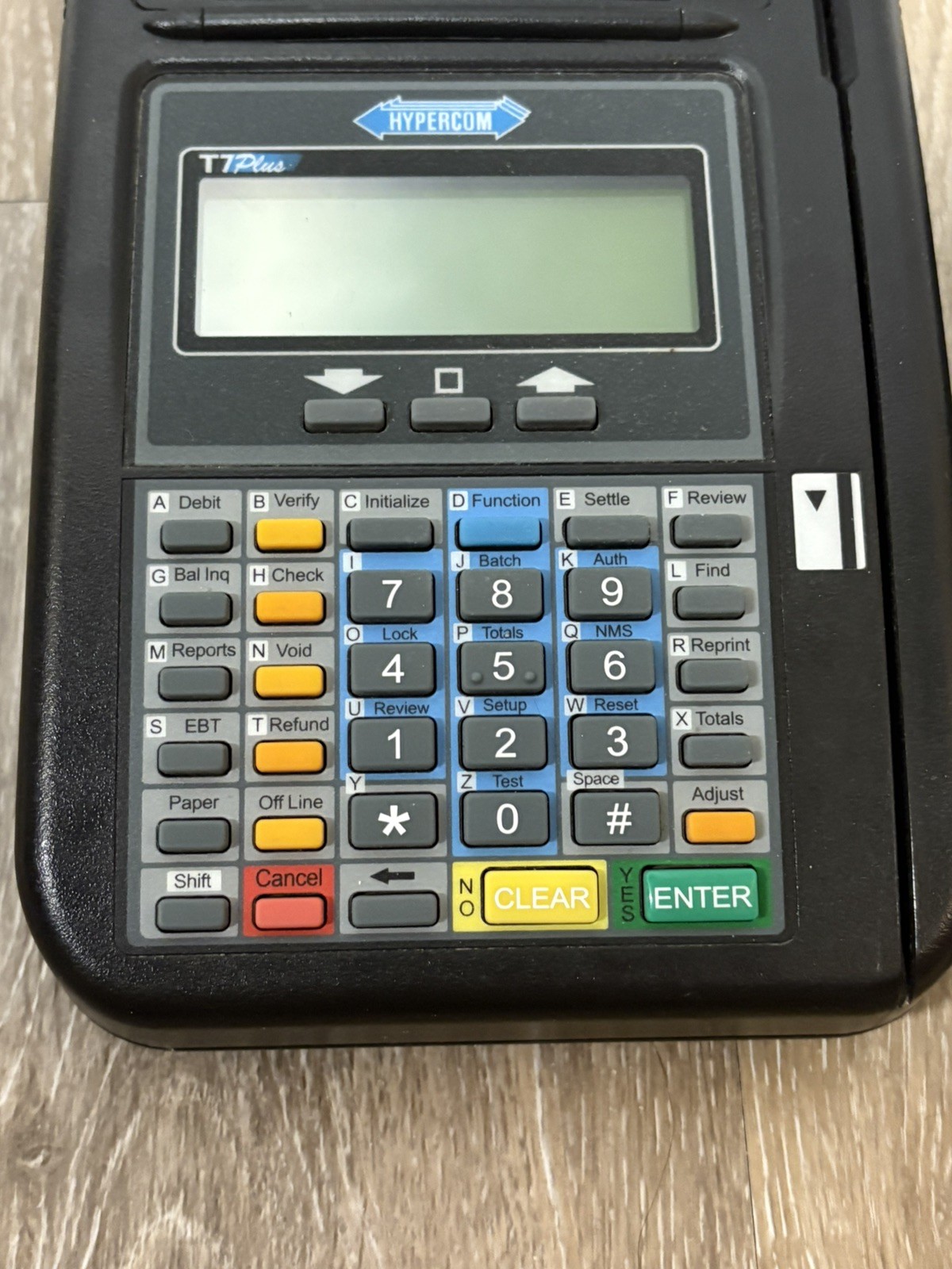 Hypercom T7Plus POS PIN Credit Card Terminal INCLUDES POWER SUPPLY