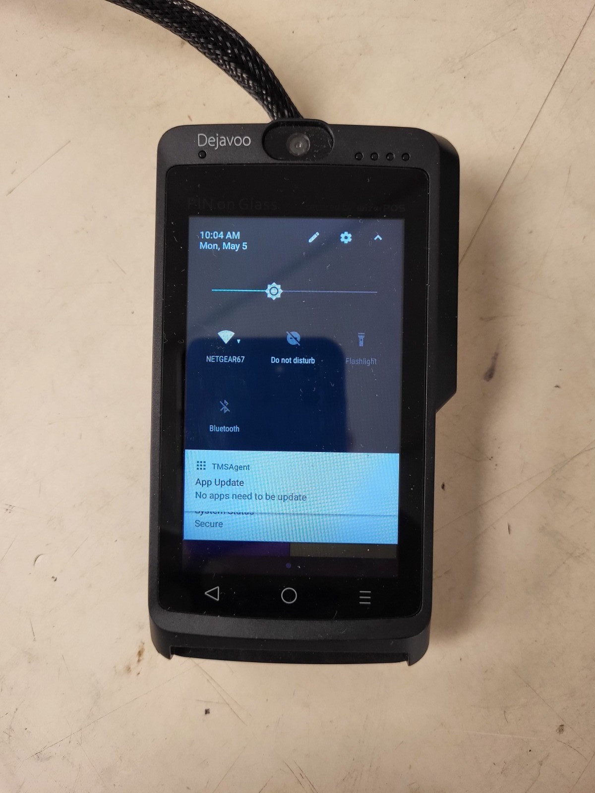 Dejavoo wizarPOS Q2 smart pos terminal used WP41108Q33200719