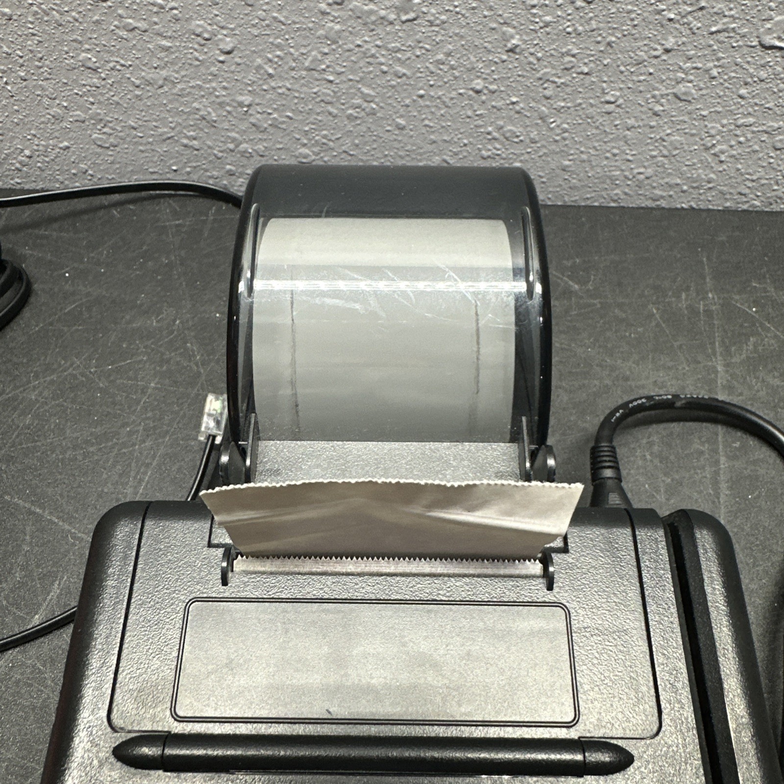 HYPERCOM T7Plus Credit Card Reader Terminal with Power Supply 010218-046 ZJ