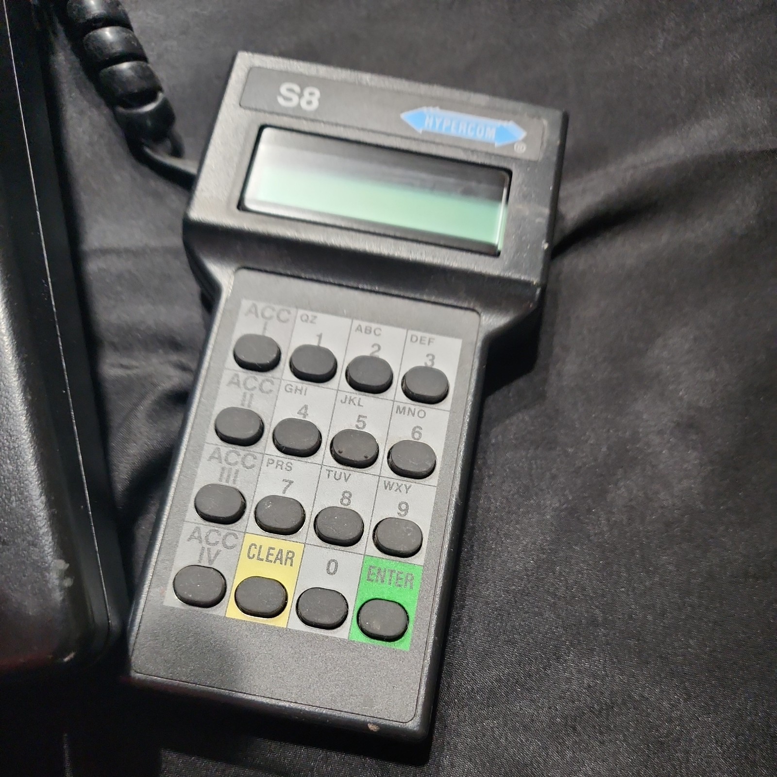 Hypercom T7PLUS Credit Card Terminal with Power Supply Untested Bought In Estate