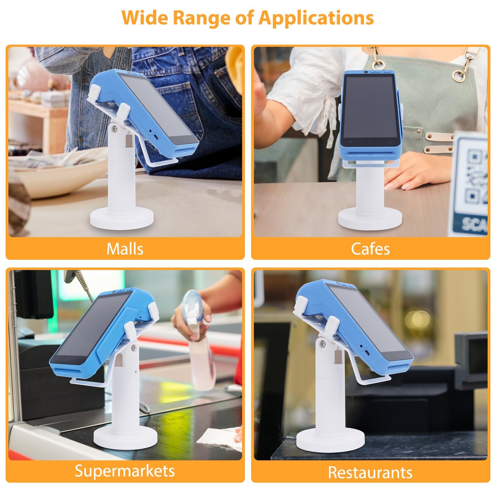 Universal Square POS Machine Terminal Stand, Adjustable Square Credit Card Re…