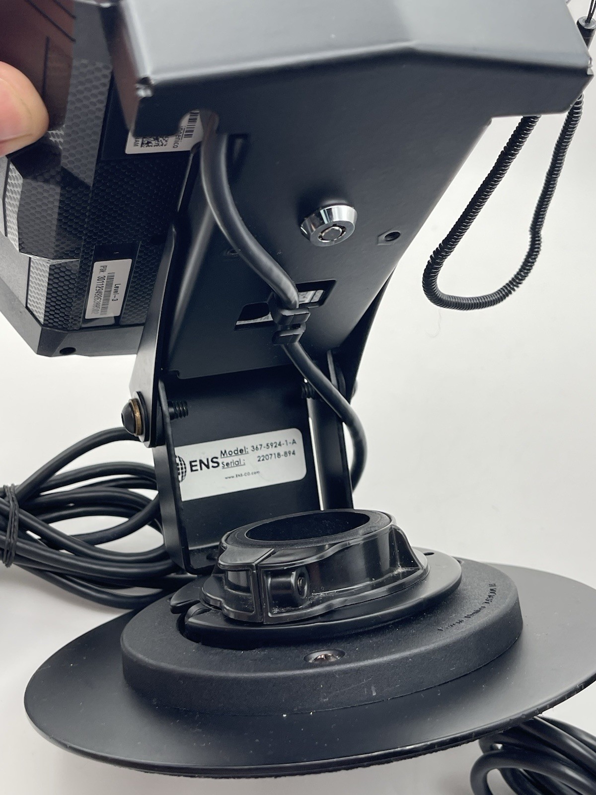 LOT OF 2 INGENICO LANE 7000 PRG30312951R CREDIT CARD TERMINAL w/ 12V USB & STAND