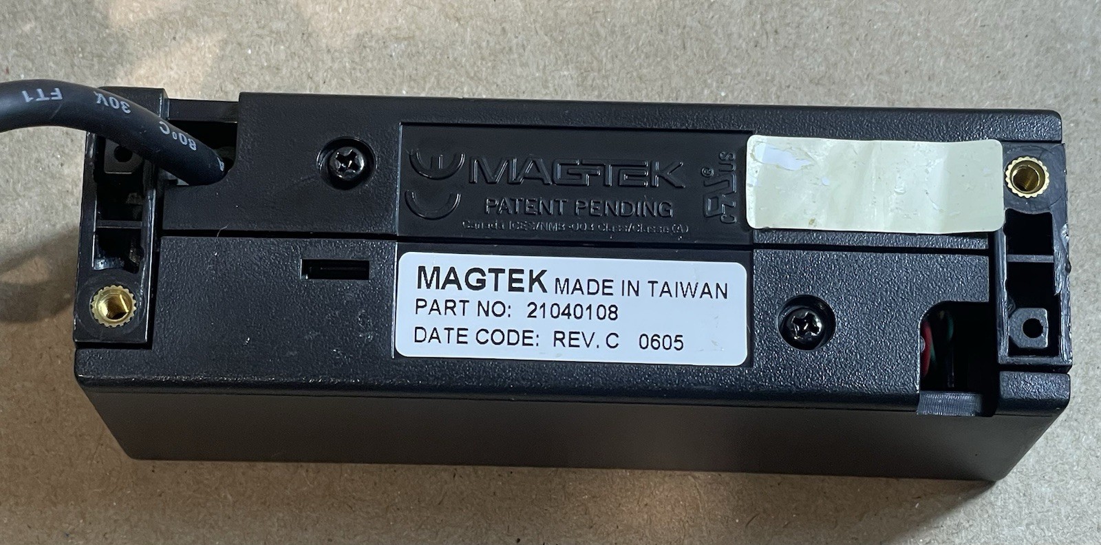 Magtek Black Mini USB Credit/Debit Card Reader Dual Track