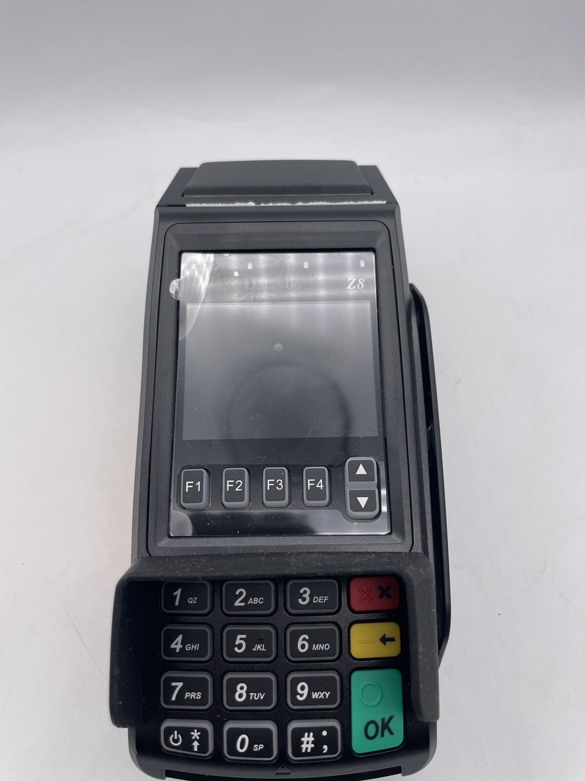 D javoo VEGA 3000 Magnetic POS Credit Card Terminal with AC Adapter WORKING