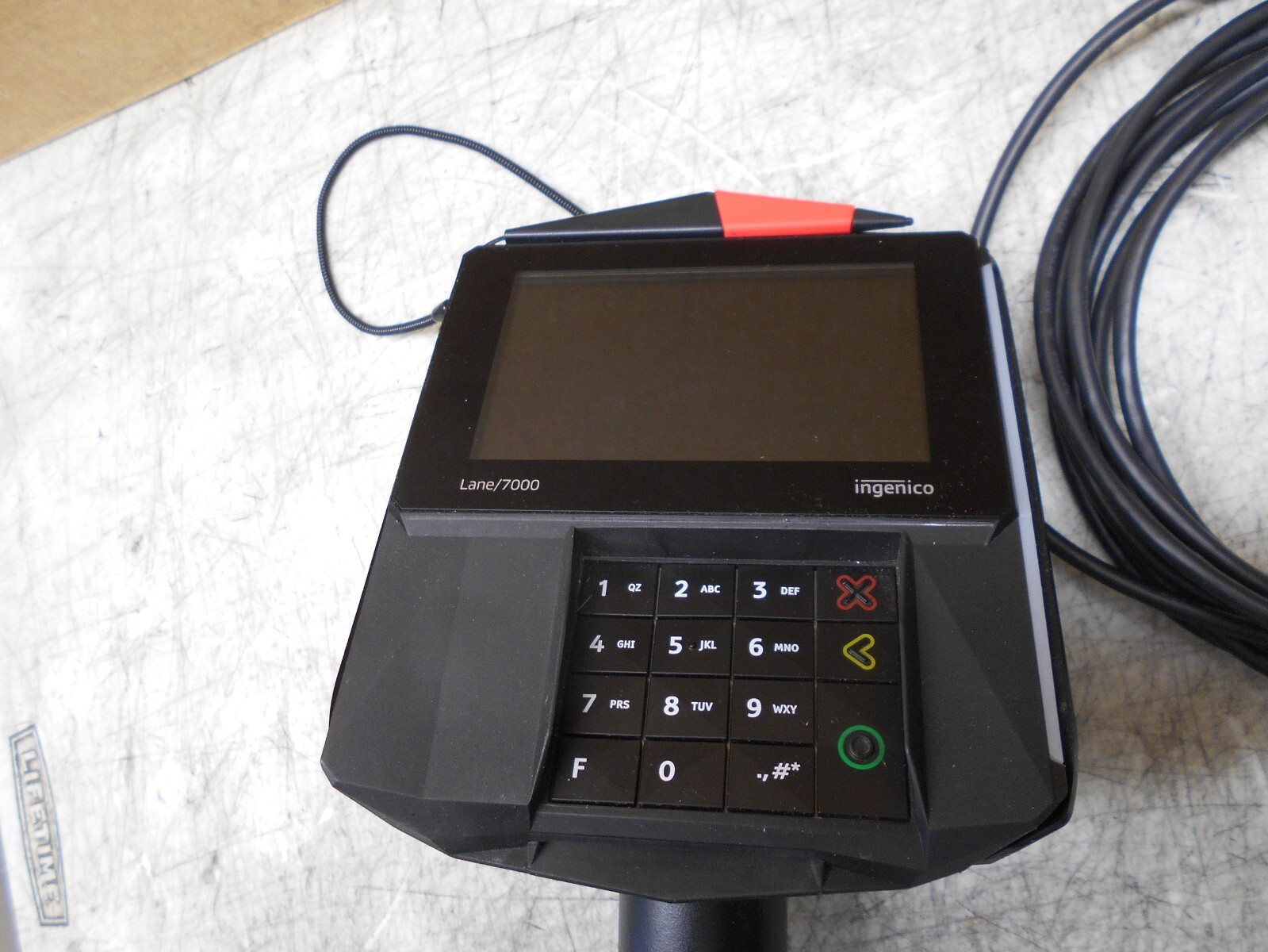 Ingenico Lane 7000 Card Terminal With Stand and Cable LAN700-USBLU21A see detail