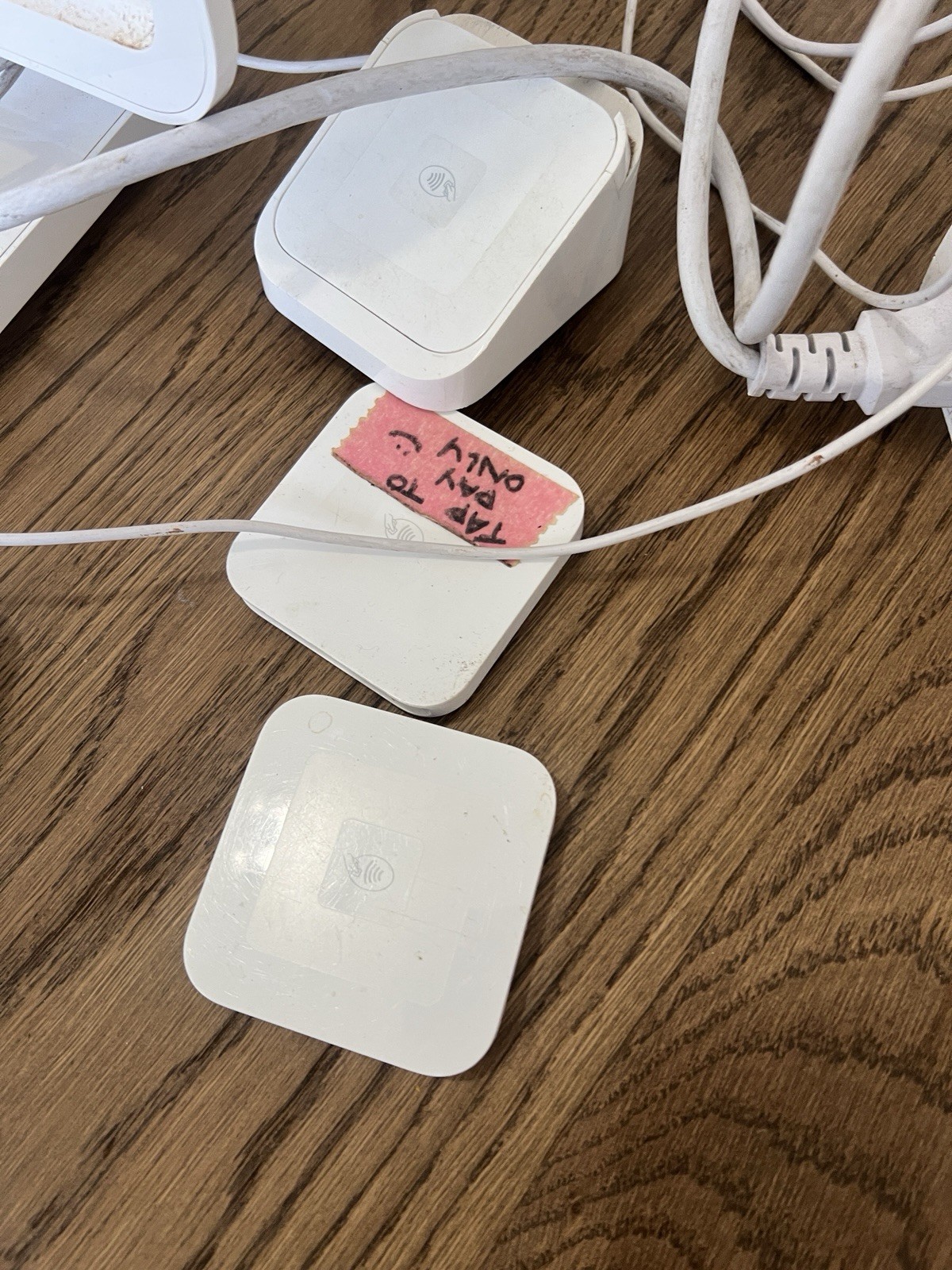 Lot of 3 Square Contactless & Chip Card Readers – For Parts or Not Working