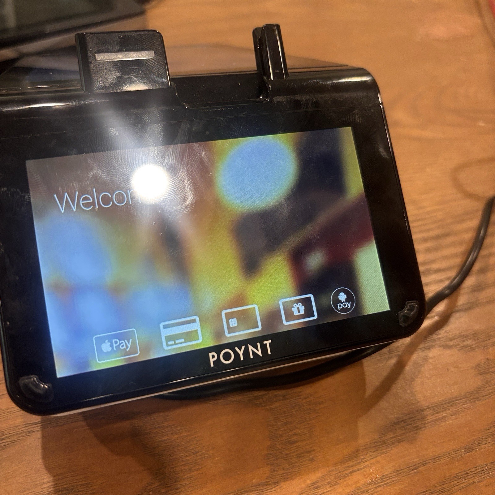 POYNT SMART TERMINAL P3301 CREDIT CARD READER SCANNER No Dock Untested As Is
