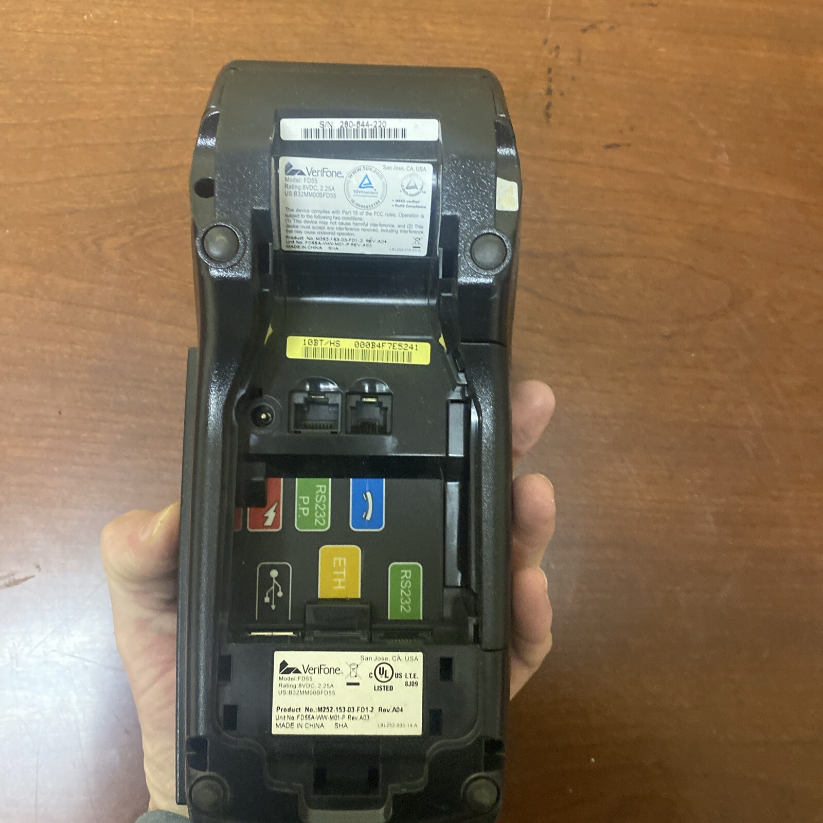 VeriFone First Data FD55 Payment Terminal Printer – Parts Only!