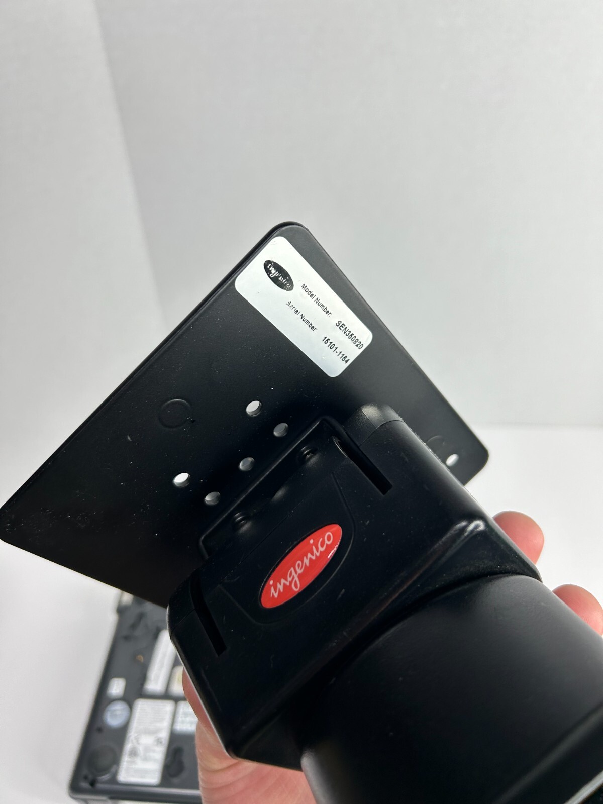 Ingenico ISC250-OPT LCD Payment Terminal Card Reader WELLS FARGO + Swivel Stand