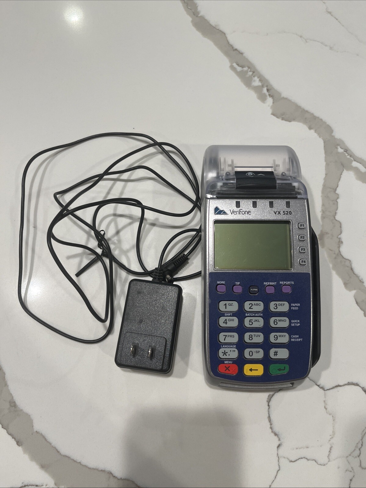 VERIFONE VX 520 VX520 CREDIT CARD MACHINE ETHERNET CHIP READER