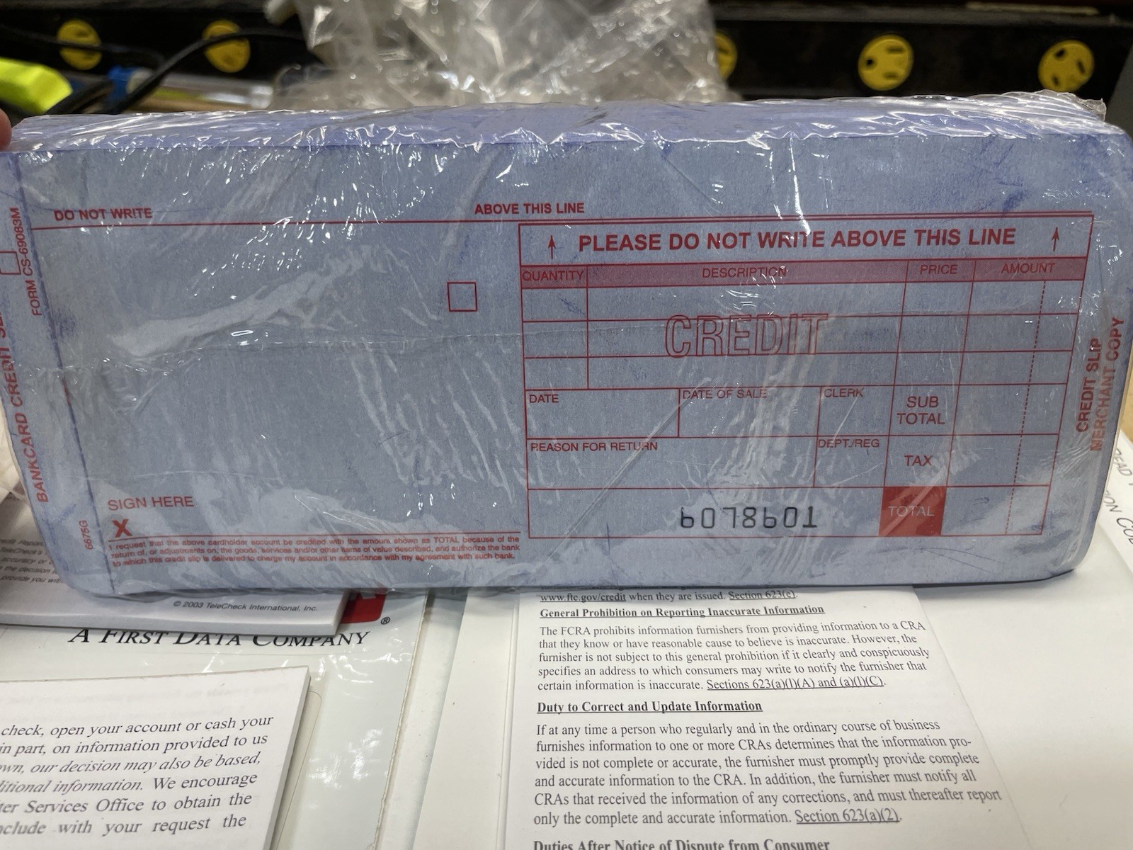 First Data FD200 point-of-sale All In One Termanal Card Machine
