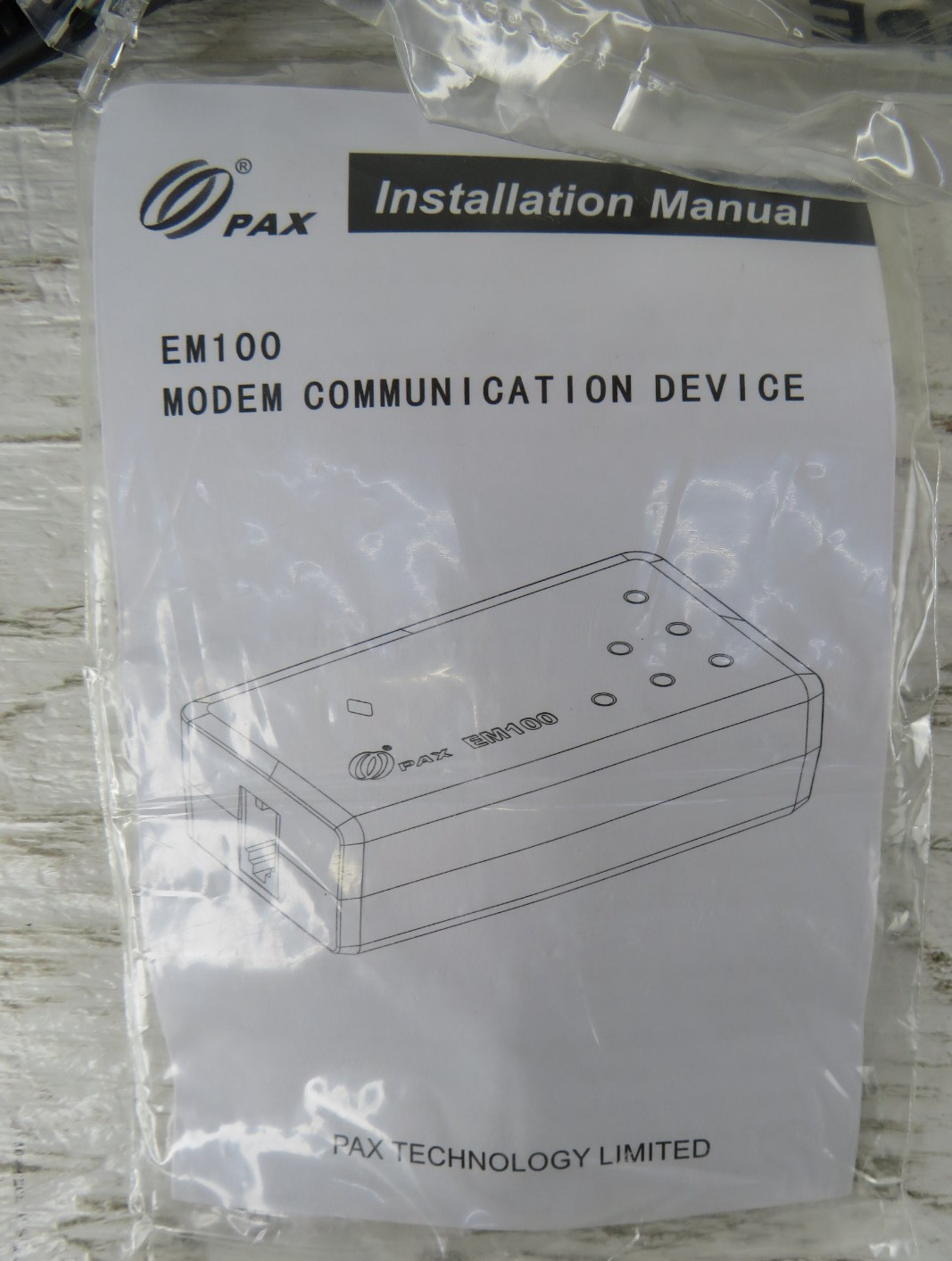 PAX EM100 COMMUNICATION DEVICE External Modem CDMA/WIFI Dial Dongle