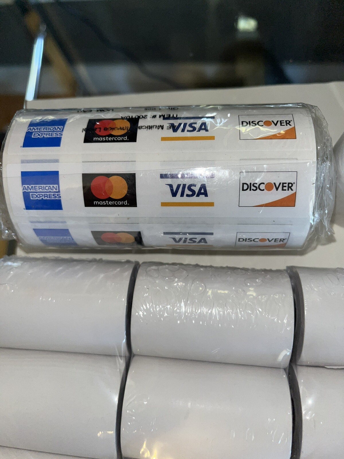 PAX A80/S80/A920/S920 Paper (34) Rolls (2-1/4″) and credit card rolls