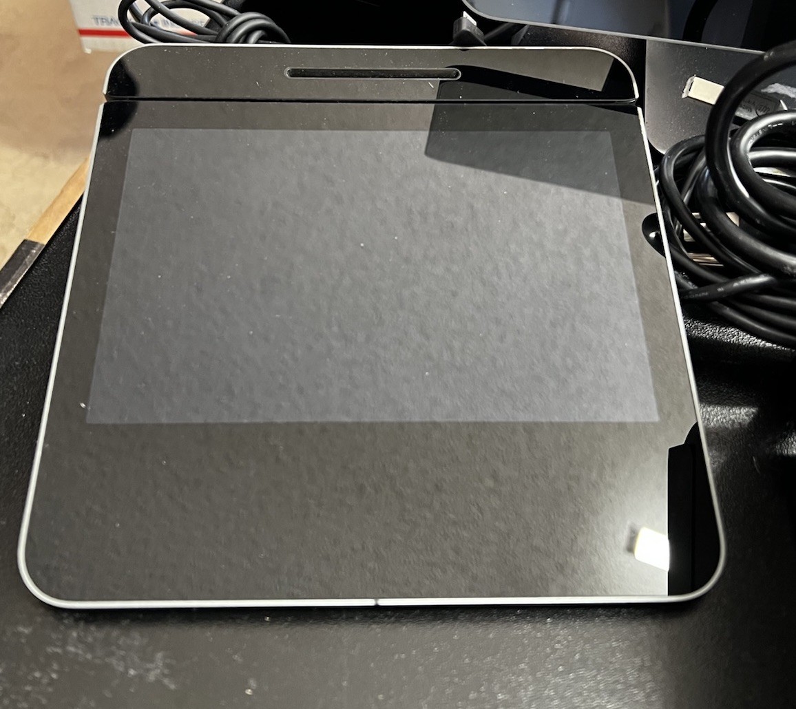 Square Register POS System – Black Rear Facing Customer Screen / Card Swipe
