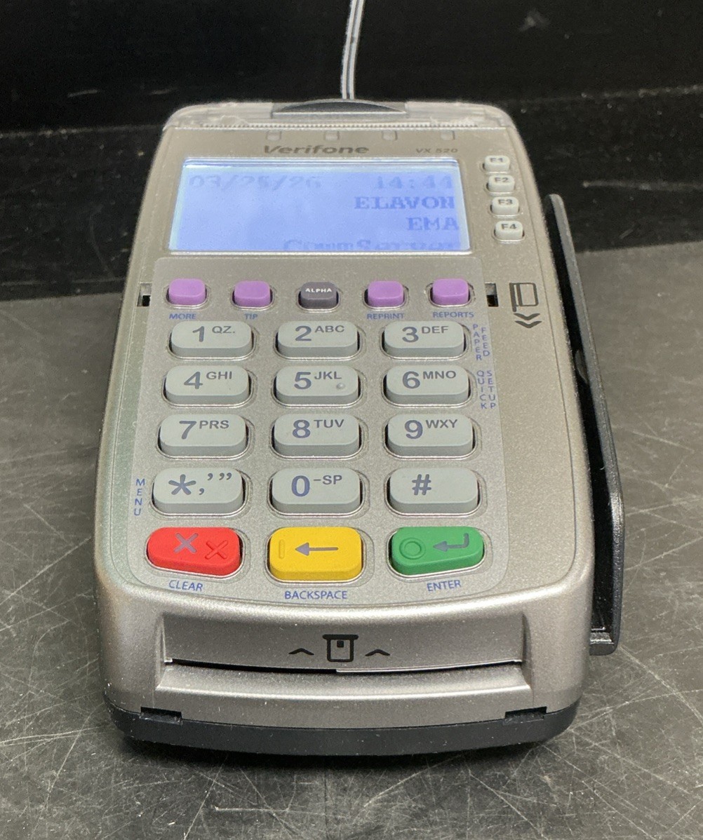 Verifone VX520 CTLS Credit Card Terminal Machine