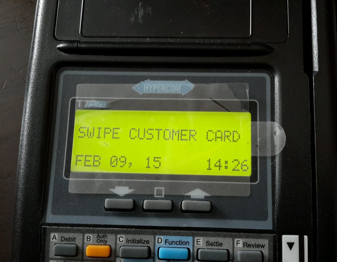 Credit Card Machine T-Series Model T7 Plus Optimum Transaction Terminal Hypercom