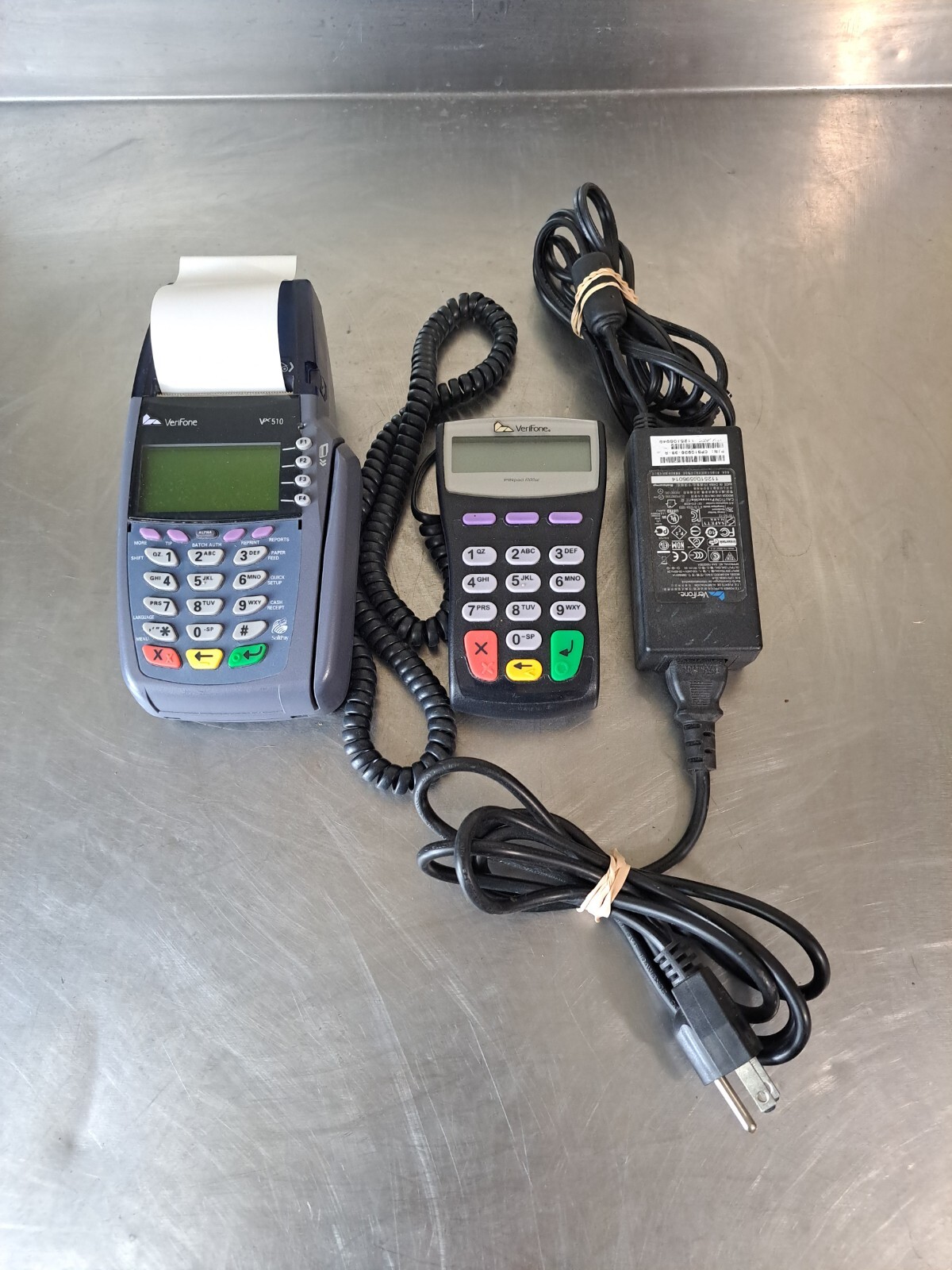 verifone vx510 credit card swiper/printer