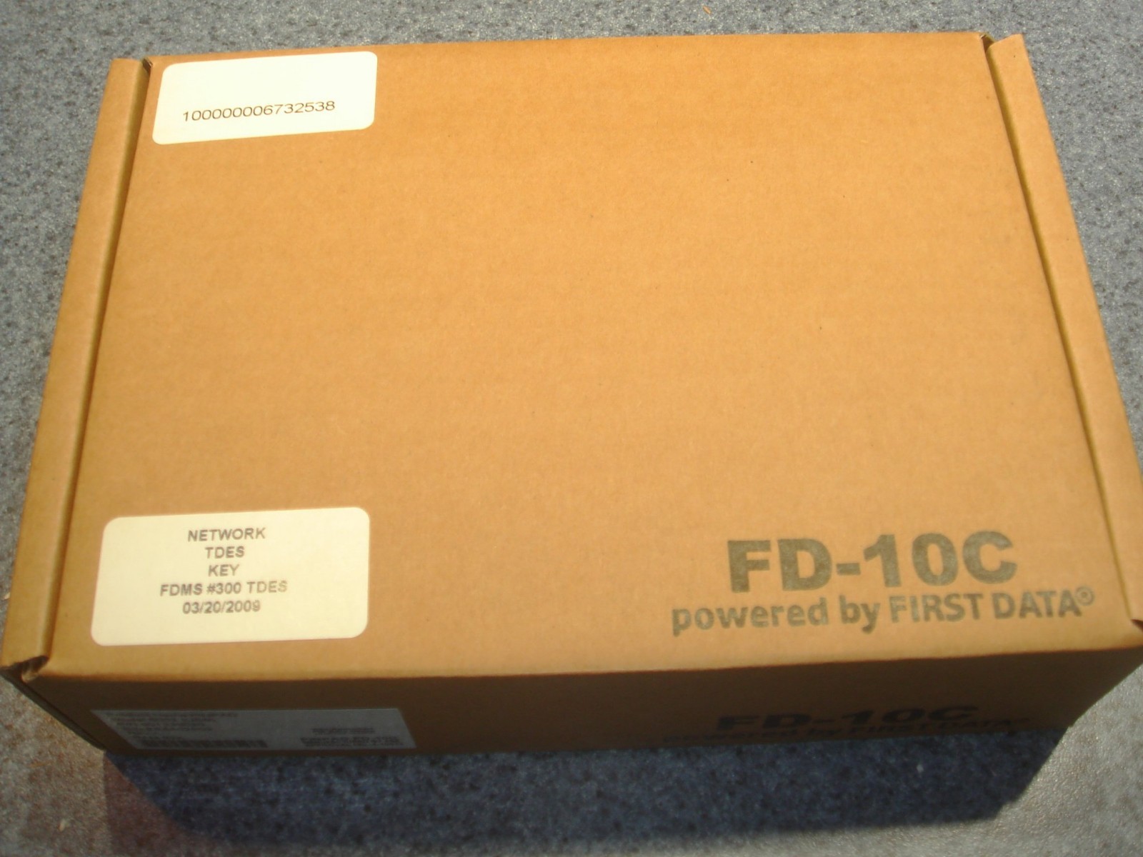 First Data POS Credit Card Machine, FD100 Terminal w/ FD-10C Pin Pad