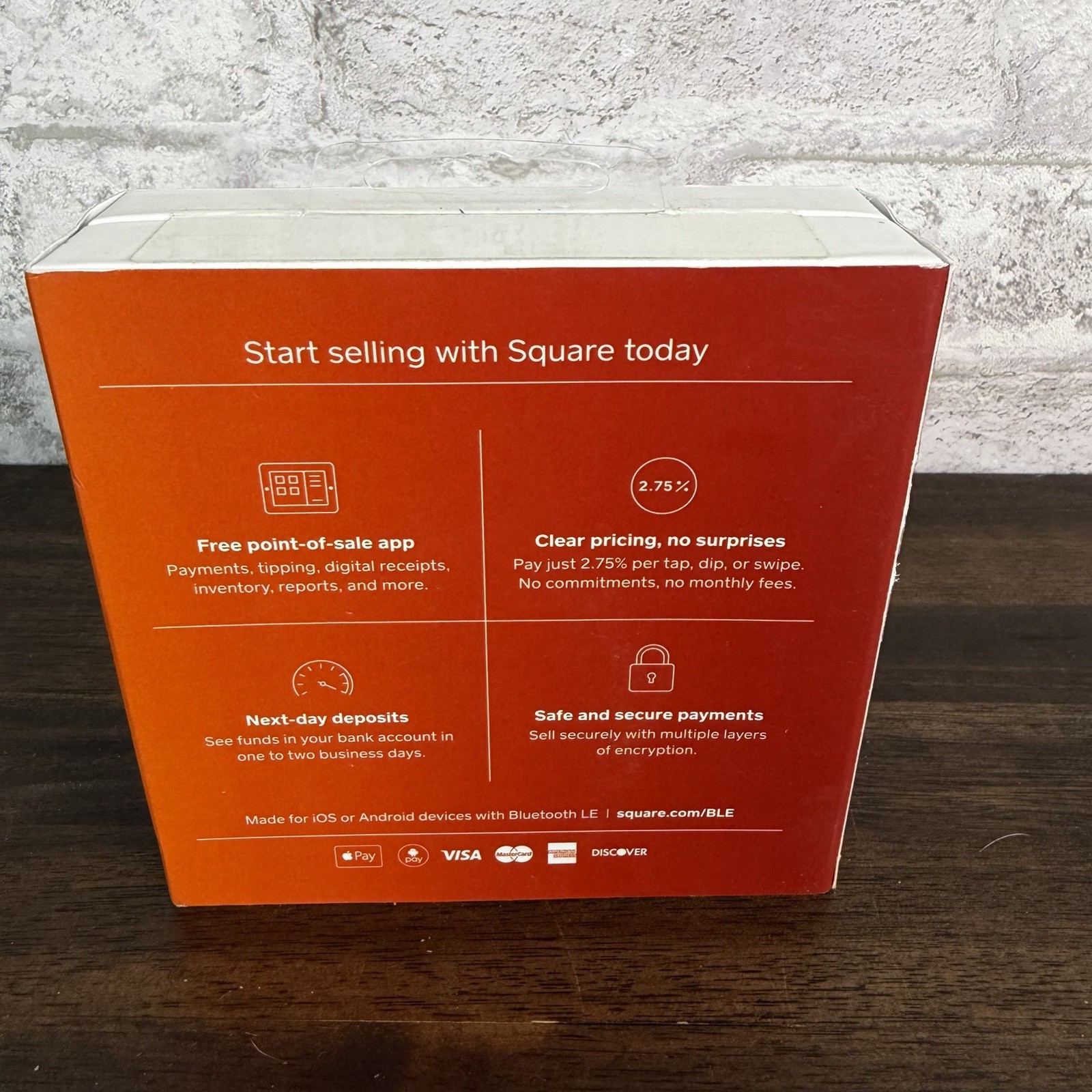 Square Credit Card Reader for Contactless and Chip Machine A-SKU-0113 NEW 5144