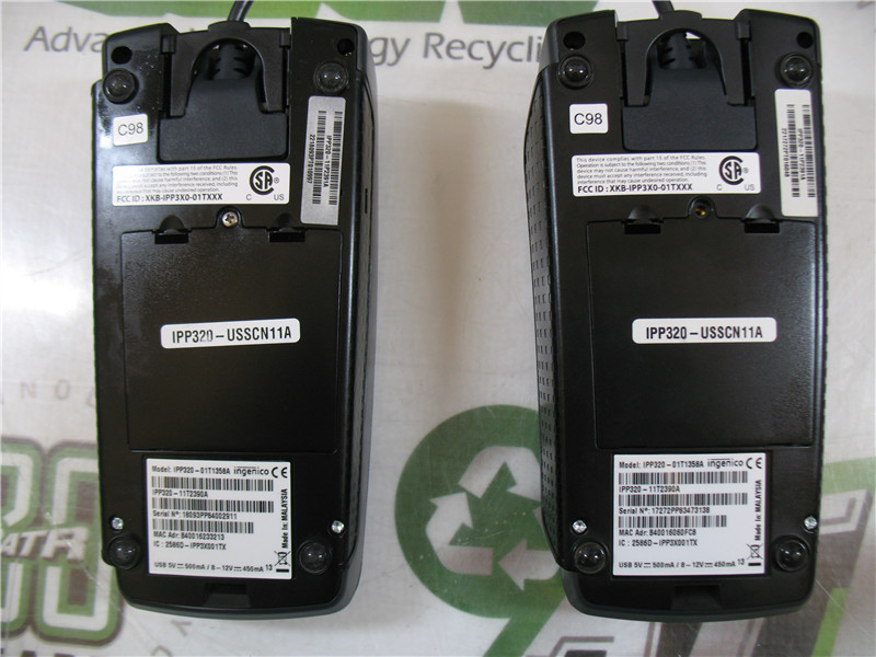 (2x) – Ingenico iPP320 Pin Pad Payment Terminal, Credit Card Reader