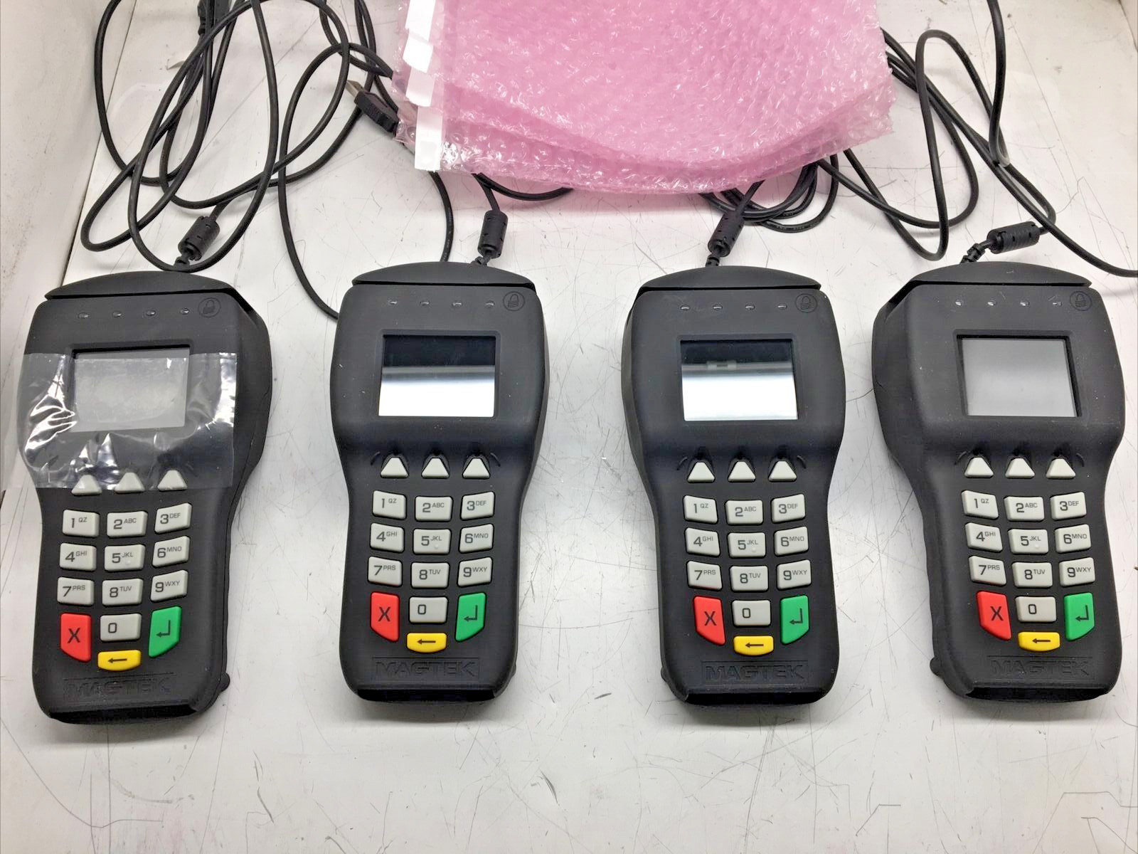 Lot of 4 NEW MagTek Dynapro 30056001 Payment Terminals Credit Card ReaderS