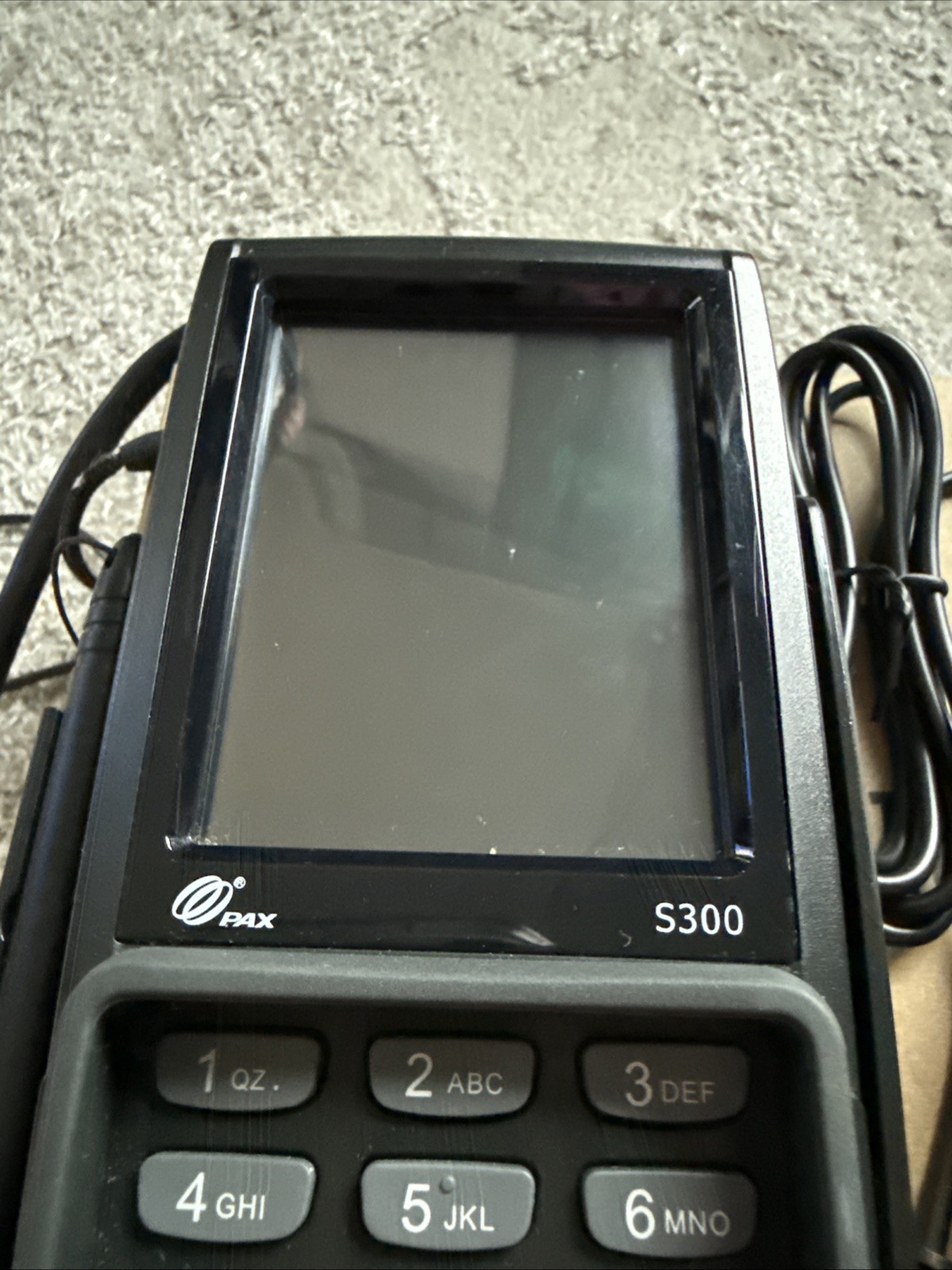 PAX S300 Integrated PIN Pad Credit Card Terminal w/ Power + Cable *READ*