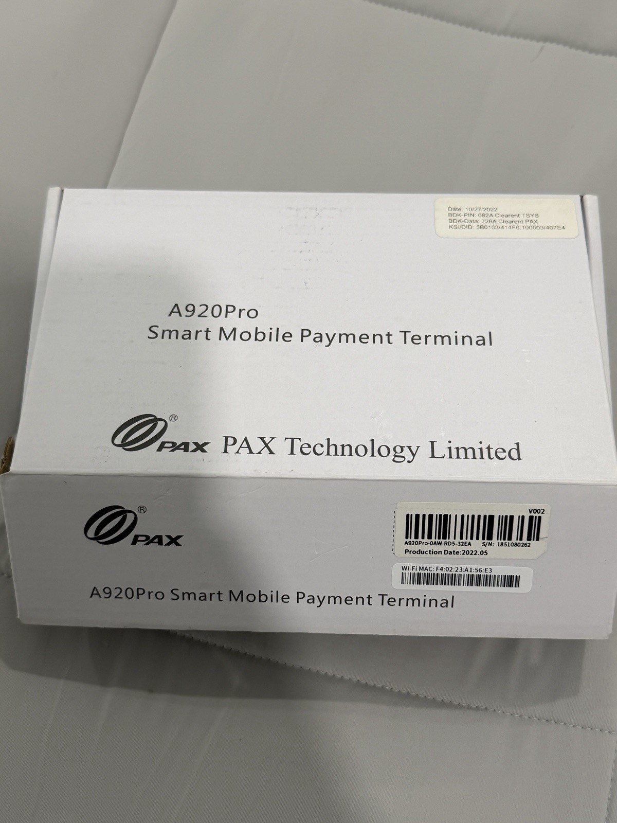 PAX A920 Pro Smart Mobile Payment Terminal POS Credit Card Reader PARTS ONLY