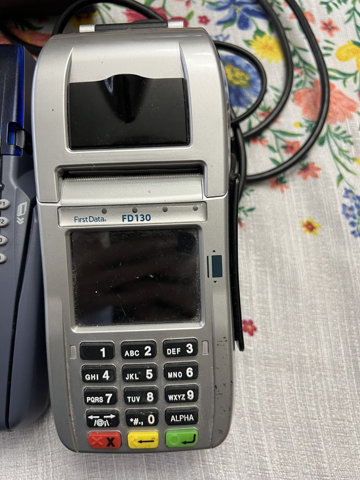 First Data FD130 EMV CTLS Credit Card Terminal No Power Cord And Verifone Vx510