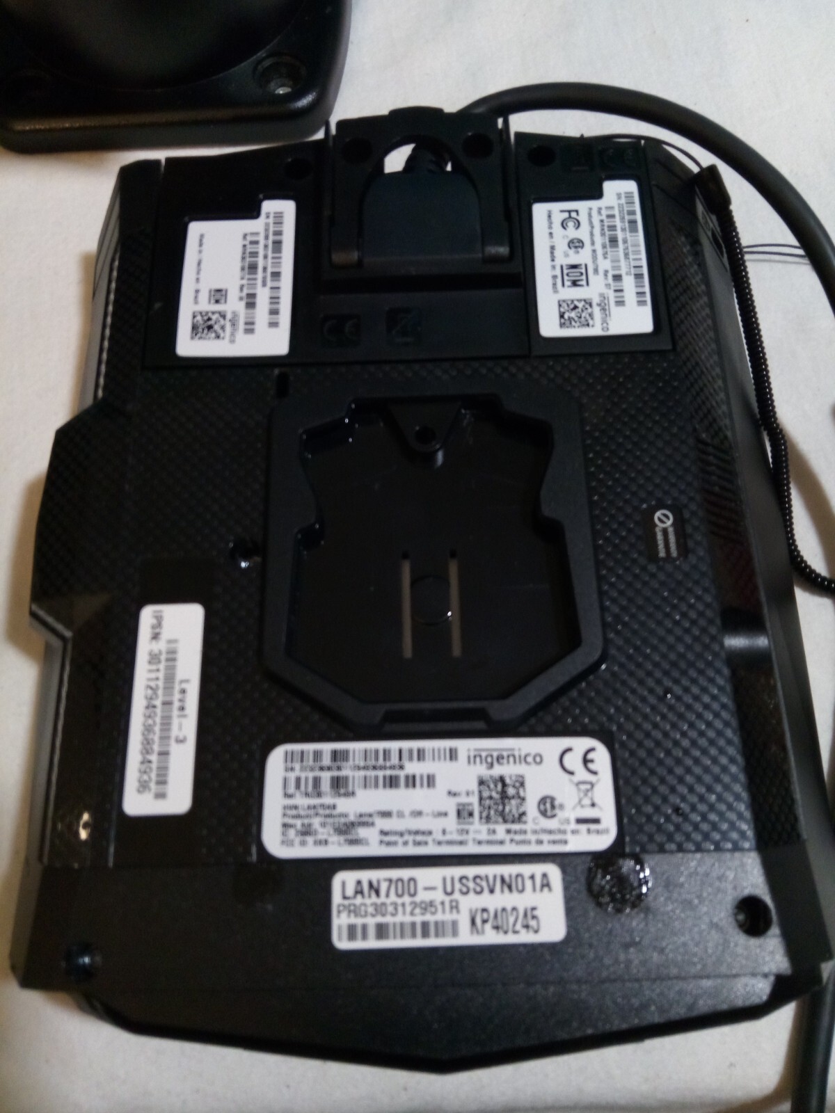 ingenico Lane/7000 Credit Card Terminal PRG30312951R WITH STAND