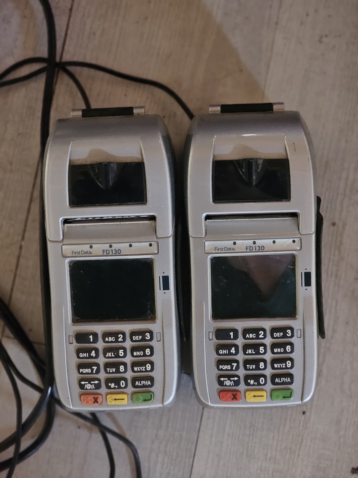 ( Pack Of Two! ) First Data FD130 all-in-one countertop credit card terminals