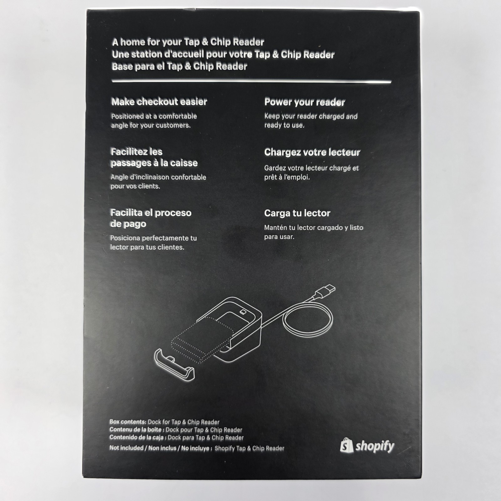 New Sealed Shopify Dock for Tap and Chip Reader S1802B
